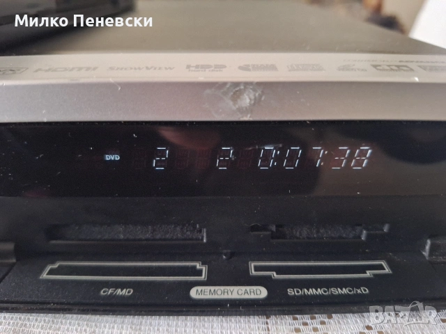 HITACHI HDD/DVD RECORDER. DV-DS 160E., снимка 10 - Декове - 53716642