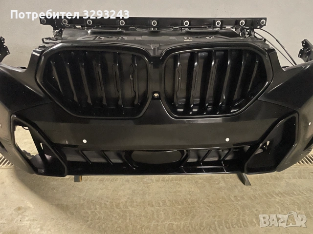 Напълно окомплектована предна броня и преден панел за BMW X6 LCI M SPORT, снимка 3 - Части - 53801924