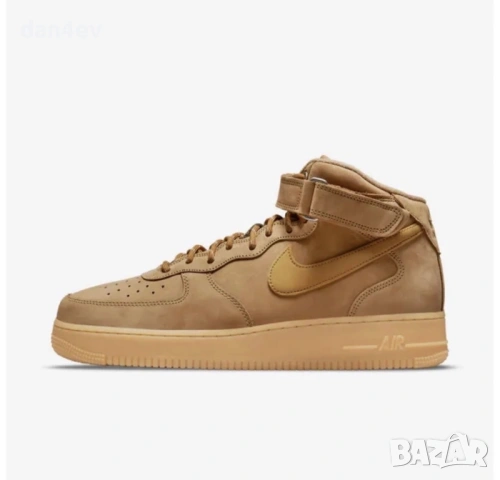 Nike Air Force 1 Mid '07 'Flax', снимка 2 - Маратонки - 54197016