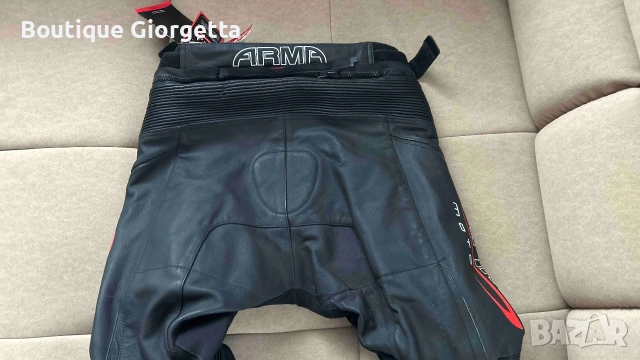 Кожен панталон със слайдери ARMR, снимка 9 - Панталони - 53892673