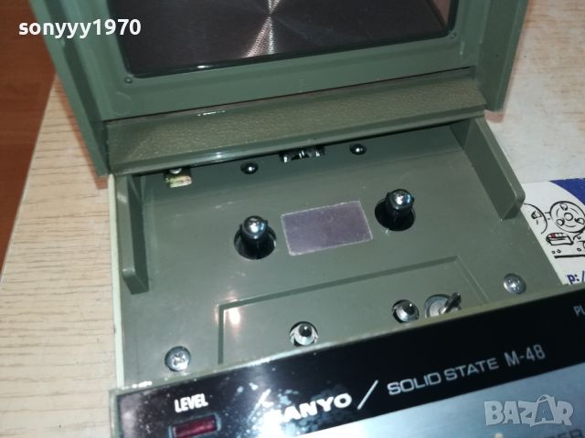 SANYO MODEL M-48 JAPAN-ВНОС SWISS 3105241109, снимка 6 - Радиокасетофони, транзистори - 45992156