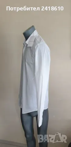 Zadig & Voltaire Slim Fit Easy Iron Stretch Mens Size / М НОВО! ОРИГИНАЛ! Мъжка Риза!, снимка 10 - Ризи - 50209642
