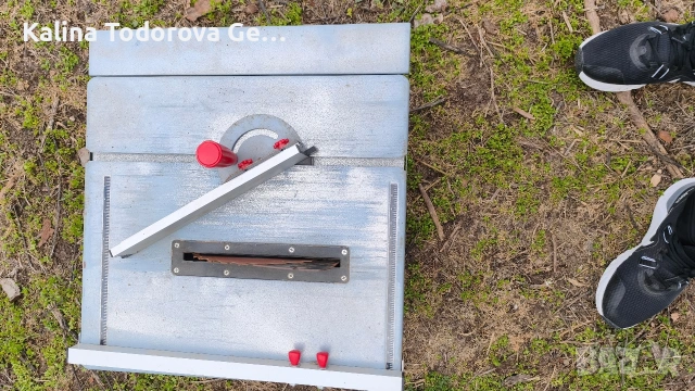 продавам мобилен настолен циркуляр PARKSIDE 1200W, снимка 4 - Триони и циркуляри - 53851388