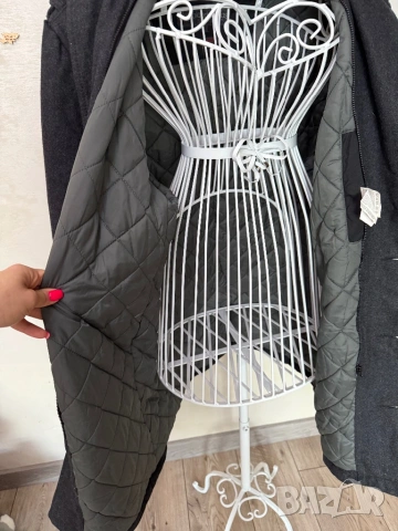 Мъжко палто вълна вълнено ххл 2хл xxl 2xl, снимка 6 - Якета - 53932134
