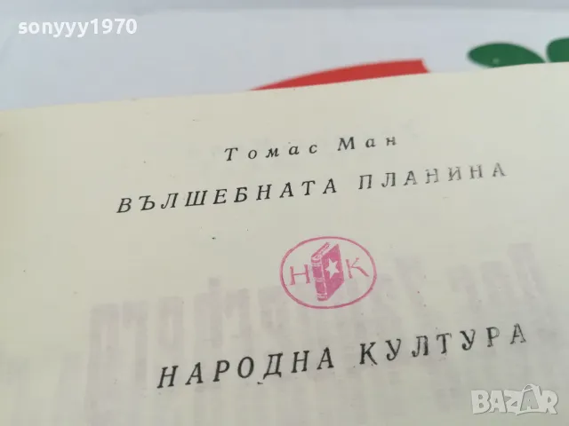 ТОМАС МАН-ВЪЛШЕБНАТА ПЛАНИНА 1703251642, снимка 14 - Други - 49530954