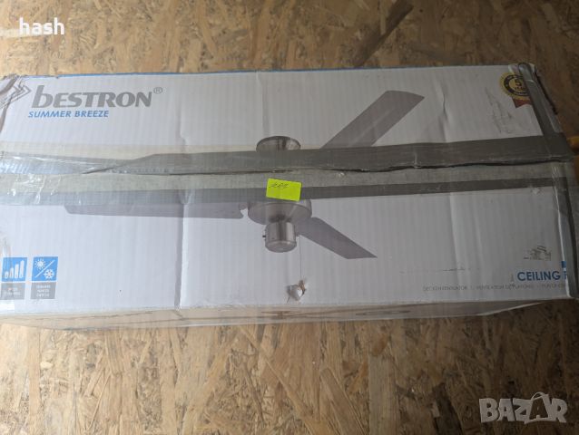 Таванен вентилатор Bestron DT48C 60W, снимка 7 - Вентилатори - 46538463