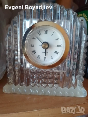 Стар кварцов настолен часовник , снимка 6 - Други - 51301008