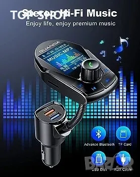 Bluetooth FM трансмитер, снимка 3 - Слушалки и портативни колонки - 48738920