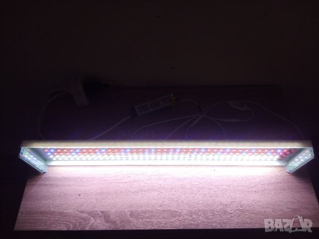 LED лампа осветление за аквариум, снимка 1 - Оборудване за аквариуми - 35710261