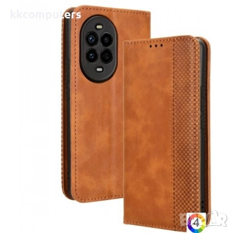 Huawei nova 13 Pro 5G Retro Texture Wallet Калъф и Протектор, снимка 4 - Калъфи, кейсове - 51450533
