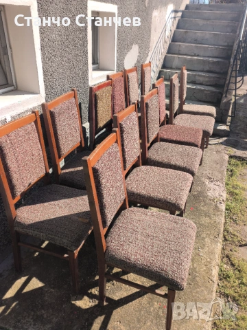 Продавам 14 стола масив за реставрация, снимка 2 - Столове - 53474876