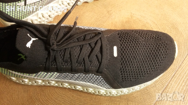 PUMA Calibrate Black Elektro Green размер EUR 41 / UK 7,5 мъжки летни маратонки 88-13-S, снимка 7 - Маратонки - 52228709