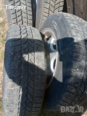 Зимни гуми с джанти Мерцедес , снимка 3 - Гуми и джанти - 50591804