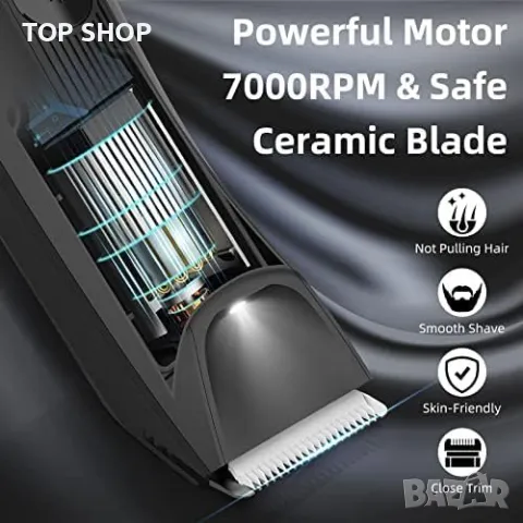 Нов тример машинка електрическа мъжка самобръсначка за тялото, снимка 2 - Друга електроника - 49927527