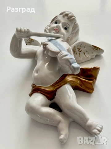 Винтидж порцеланова фигурка за окачване на стена, снимка 4 - Декорация за дома - 51677394