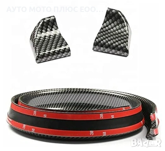 Универсален лип спойлер за заден капак с Карбонов дизайн., снимка 4 - Аксесоари и консумативи - 53907242