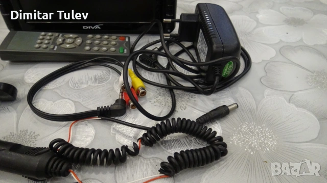 TFT LCD телевизор DIVA 12V, 7 инча, използван, снимка 3 - Телевизори - 53396888