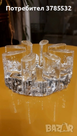 Кристална поставка за топло сервиране 