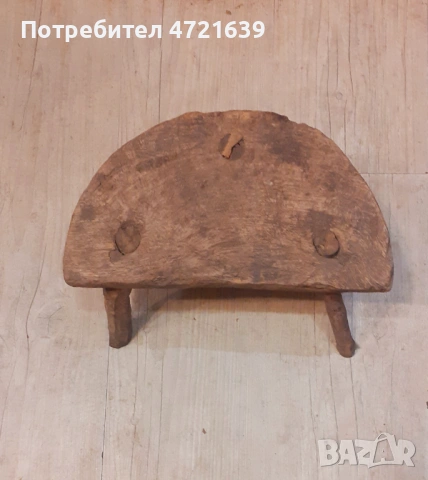 Столче трикрако автентично, снимка 6 - Антикварни и старинни предмети - 53259603