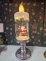 Коледна LED декоративна свещ с USB зареждане.  , снимка 1 - Декорация за дома - 45496051