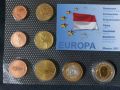 Монако 2011 - пробен Евро Сет от 8 монети, снимка 2