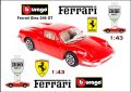 Bburago Ferrari Dino 246 GT 1:43 red, снимка 1 - Колекции - 45277175