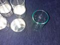 Ретро комплет от 6 малки чашки / чаши за алкохол / ракия с метална основа, снимка 3