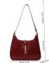 Дамска чанта бордо, снимка 3