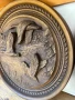Две релефни картини с ловни мотиви, подобни на дърво , Канада, снимка 3