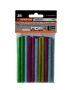 Силиконови цветни пръчки Premium с брокат 7x100mm, снимка 1 - Други инструменти - 45594691