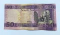 50 паунда Южен Судан Африканска банкнота 50 паунда 2017 Южен Судан , снимка 4