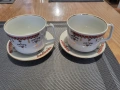 Лот чаши и чинийки ИЗИДА шевица , снимка 4