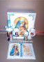 Подарък за Кръстници- Състарена книга с икона/ снимка и поздрав по желание, снимка 1 - Подаръци за кръщене - 40266150