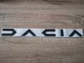 черен надпис Дачия Dacia нов стил, снимка 1