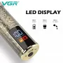 Машинка за подстригване VGR V-073 – Златен дизайн, LCD дисплей, 5 приставки, снимка 3
