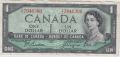 1 долар 1954, Канада, снимка 1