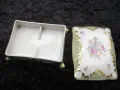 СТАРА БЪЛГАРСКА ПОРЦЕЛАНОВА КУТИЯ ЗА БИЖУТА СИП , снимка 3