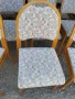 Дървени столове А116 - със сваляща тапицерия , снимка 2