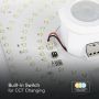 LED Плафониера със Сензор 12W SAMSUNG чип Квадрат 3в1, снимка 5