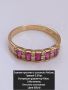 Златен пръстен с Рубини проба 585, снимка 1