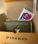 Дамска чанта Pinko Love Click Baguette Mini Chevron маслинено зелено, , снимка 3
