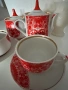 Старинен Съветски порцеланов сервиз за чай/кафе , снимка 2