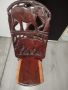античен африкански стол, снимка 7