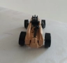 Колекционерска количка Hot Wheels 1982 Blackwall Megaforce Megadestroyer Desert Tan Malaysia Enforce, снимка 5