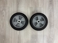 2бр. нови колела за товарна/транспортна/багажна количка[Ф-200мм/Ф-16мм на оста], снимка 3