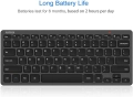 Arteck 2.4G безжична клавиатура, ултра тънка и компактна, снимка 4
