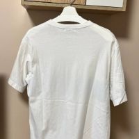 Мъжка бяла тениска ZARA / М размер, снимка 2 - Тениски - 45569710