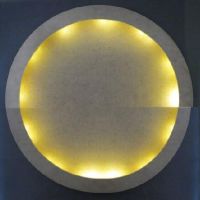36 см кръгла кръг МДФ MDF крафт рамка за декориране колаж пано, снимка 2 - Пана - 45468867