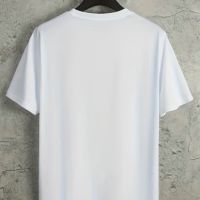 Нова бяла тениска с надпис , снимка 2 - Тениски - 45322905