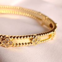 Van Cleef & Arpels VCA gold bracelet Vintage Alhambra-дамска гривна, снимка 3 - Гривни - 45275781